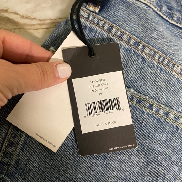 Re/done denim shorts NWT - Picture 6 of 8